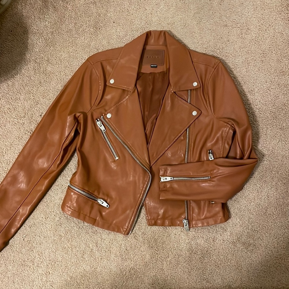 Blank NYC Leather Moto Jacket M
